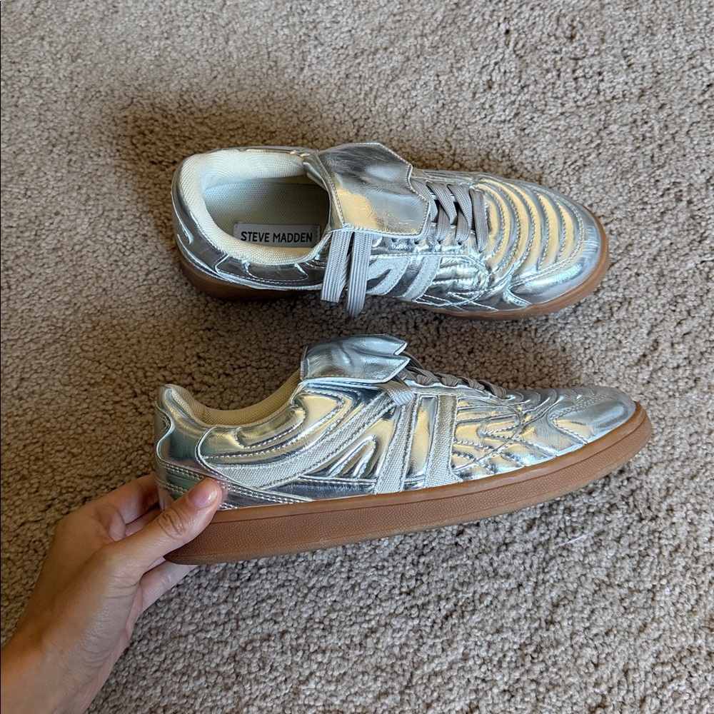 Steve Madden Silver Madrid Sneaker